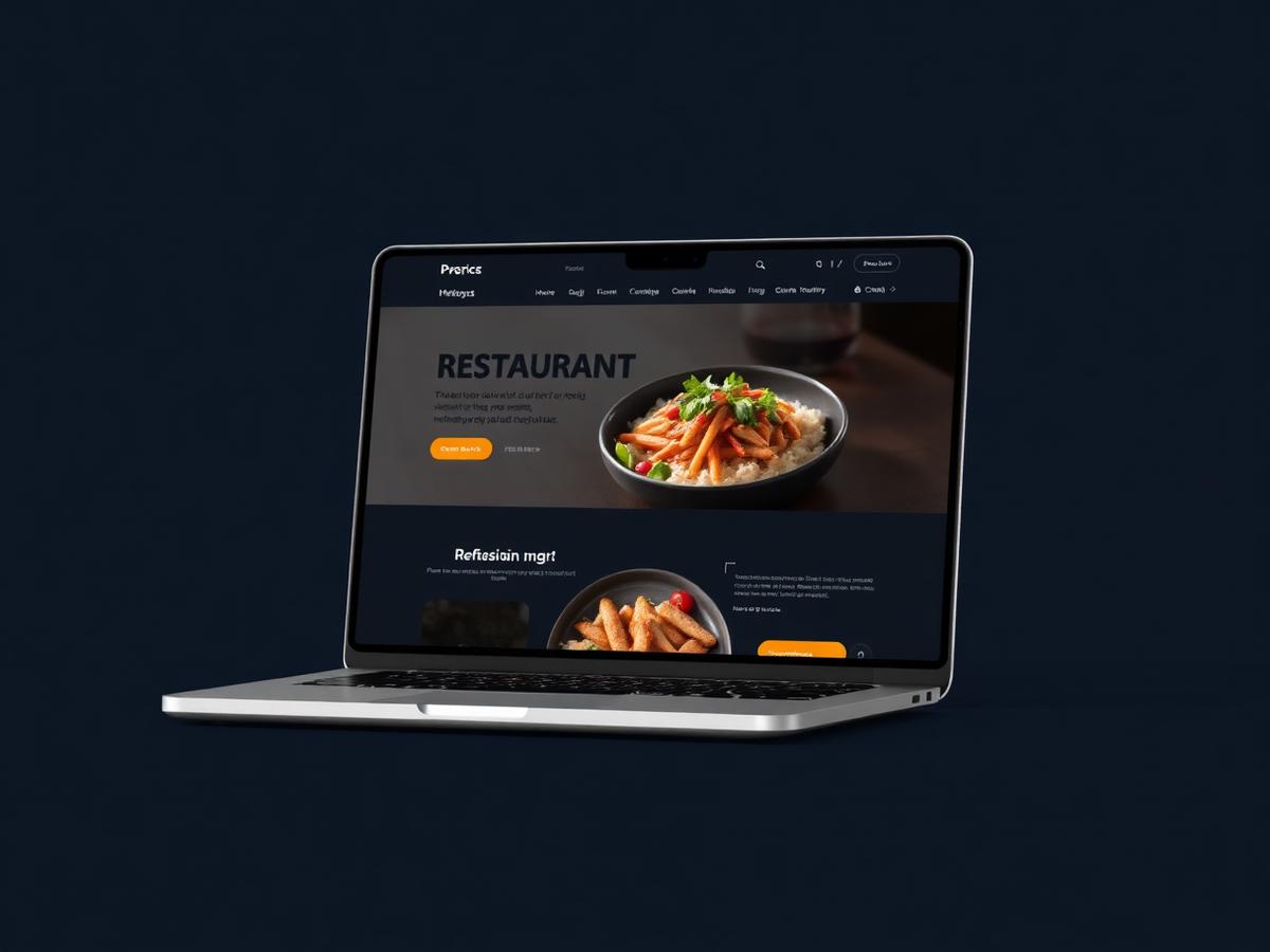Hilltop BBQ website mockup
